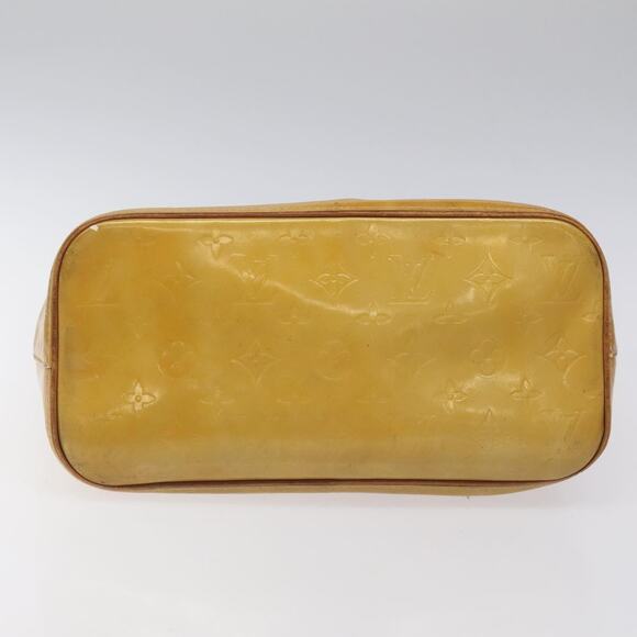 LOUIS VUITTON Monogram Vernis Houston Hand Bag Beige M91004 - Picture 9 of 13